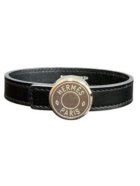 Hermes Sellier Looping Bracelet Leather